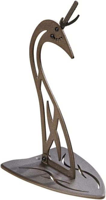 Skull Hooker Table Hooker Trophy Mount Display Deer Antlers - Brown USED