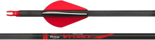 Victory Archery VForce .245" 300 Arrow Fletched 6Pk Sport .006 GPI:9.7