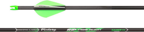 Victory Archery RIP XV .204" 400 Arrow Fletched 6Pk Gamer .003 GPI:5.9
