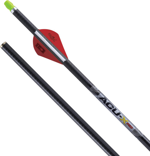 TenPoint ACU-X RD 20" Carbon Arrow w/ Snap-On Nock 440gr Spine .001" 6PK