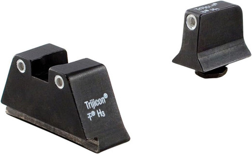 Trijicon Bright & Tough Night Sight Suppressor Set Lg Glock White Outline