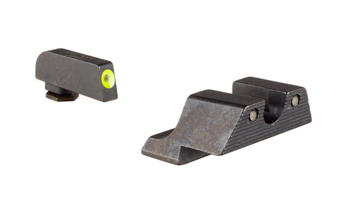 Trijicon HD Night Sight Set Tritium W/ Yellow Outline For Glock Pistols