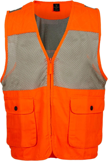King's Camo Upland Hunting Vest Color: Blaze/Khaki, Size: XL/2XL