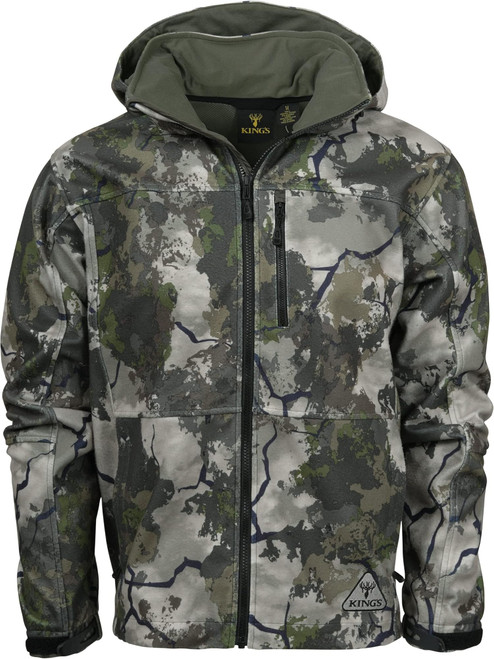 King's Camo Men's Hunter Wind-Defender Pro Fleece Jacket KC Ultra XL