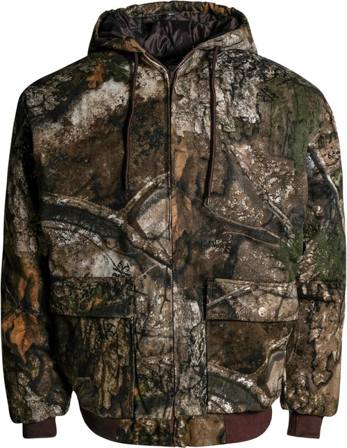 King's Camo Youth Insulated Hooded Hunting Jacket, Realtree APX Large