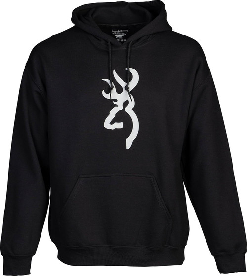 Browning Men's Buckmark Hoodie Pullover Hooded Sweatshirt X-Large Black