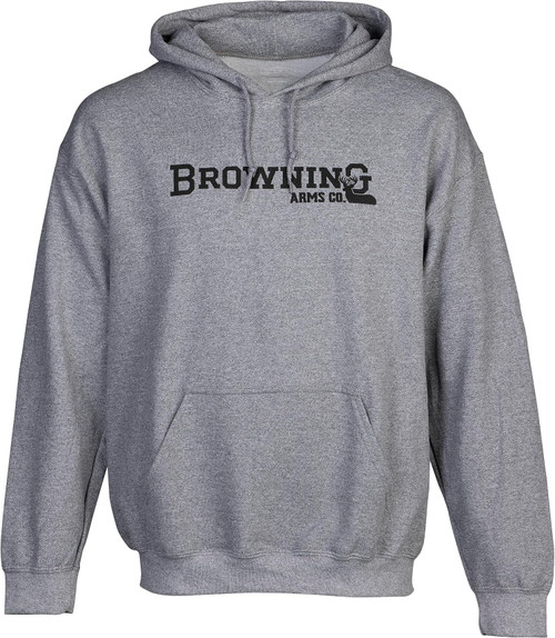 Browning Men's Backfence Hoodie Pullover Hooded Sweatshirt 2X-Large Gray