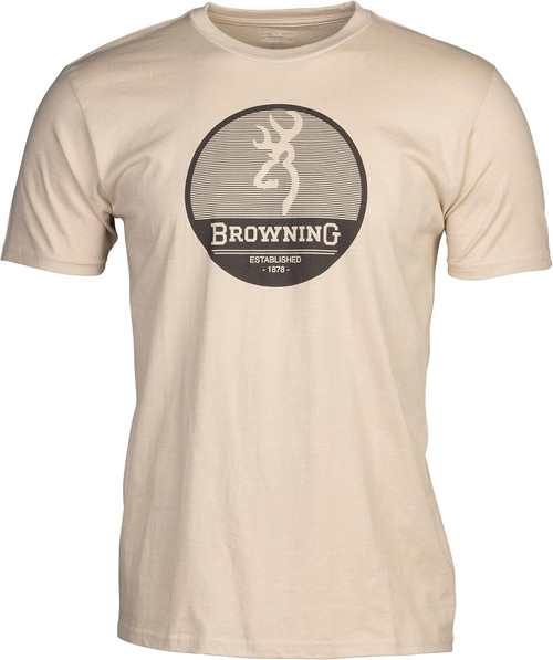 Browning Men's Circuit Logo Graphic T-Shirt Tan/Brown 2X-Large
