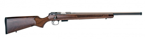 CZ 02408 457 Varmint 17HMR Walnut Stock 20.5" Threaded Heavy BBL 5+1
