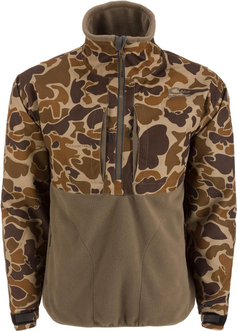 Drake Men MST CommandXT Eqwader 1/2 Zip Jacket w/DWR Finish Old School XL