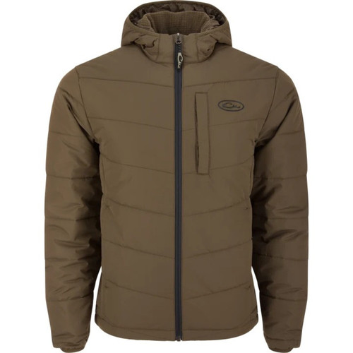 Drake Waterfowl MST Synthetic Down Hooded Jacket Mud Brown - 2X-Large