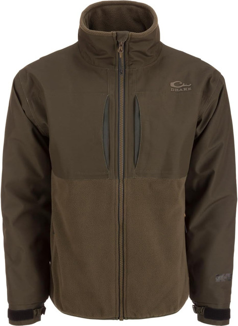 Drake Men MST CommandXT Eqwader Full Zip Jacket w/DWR Finish Grn Timber XL