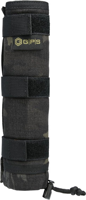 GPS 8.5" Suppressor Cover Nylon/Tether Line/Heat Resistant Lining Blk Camo