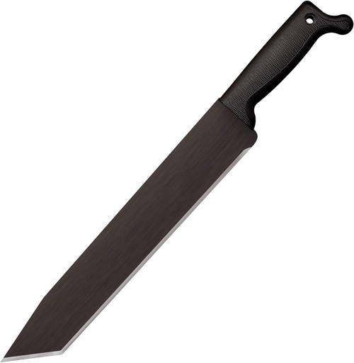 Cold Steel Tanto Machete W/ Sheath 65Mn Steel Black Anti Rust Matte Finish