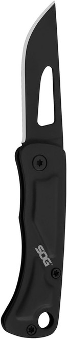 SOG Centi I Stainless-Steel Folding Knife Slip Joint Lock Black