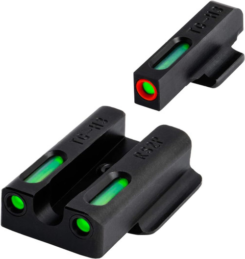 TRUGLO TFX Pro Tritium & Fiber Optic Xtreme Handgun Sights Ruger LC9/9S/380