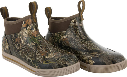Drake Waterfowl Men's Camp Deck Boots 6" Ankle Original Break-Up Size 10