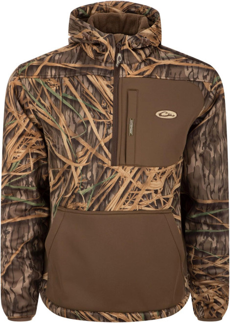 Drake Waterfowl MST Endurance Hoodie w/ Kangaroo Pouch Shadowgrass L