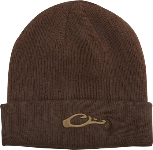 Drake Waterfowl LST Rib-Knit Stocking Cap One Size Fits Most  Brown