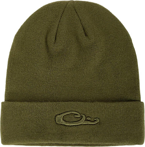 Drake Waterfowl LST Rib-Knit Stocking Cap One Size Fits Most  Olive