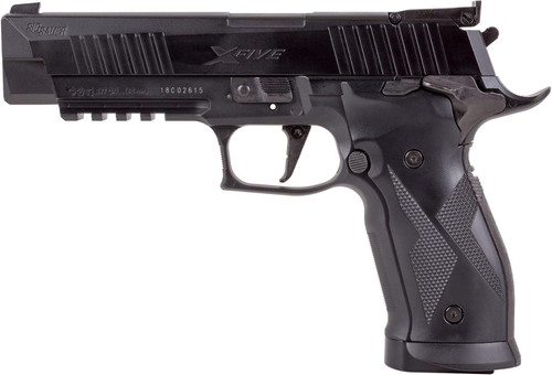 Sig Sauer X Five .177 Caliber CO2-Powered Air Pistol 20 Round Black
