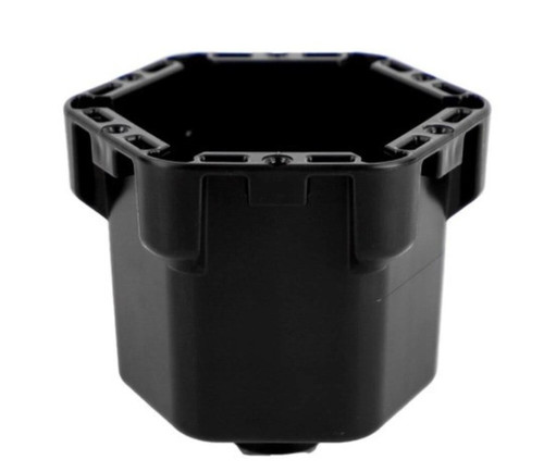 YakAttack Cup Holder Pro - Riggable Kayak Fishing Beverage Caddy Black