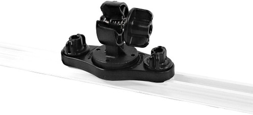 YakAttack Zero Play LockNLoad Track Mount & Rail Adapter Black USED