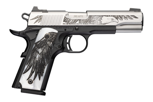 Browning 051126492 1911 380 ACP Black Label Medallion 250 HG 4.25" BBL 8+1