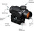 Vortex Optics Spitfire Prism Sight 1x DRT Red Green Reticle, Black