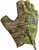 Fish Monkey Gloves Stubby Guide Glove Green Water Camo Large
