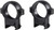 Burris 1" Scope Zee Rings Medium Height Matte Black 420084 NEW
