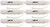 Avery Sporting Dog 2" Bumper Training Dummy, 6 Pack, White - 02711