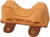 Protektor Model #2 Leather Front Owl Shooting Rest Bag Made in USA