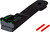 HiViz UNI2006 Fiber Optic Universal Rear Rifle Sight 3/8" Dovetail