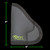 Sticky Holsters SM-5 Glock 42 Synthetic Rubber Black w/Green Logo