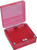 MTM 100 Round Pistol Ammo Box 357 & 38 Red
