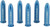 A-Zoom 22 LR 22 Long Rifle Dummy Round Snap Caps 6 Pack Blue 12208