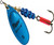 Mepps Aglia Plain Treble Fishing Lure, Blue Platinum 1/2 Oz - B5 BLP