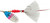 Mepps Aglia Distressed Treble Fishing Lure Rainbow Trout 1/2 Oz B5ST RBT-W