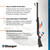 Stoeger S4000-E Airgun- .177 Caliber - Black Synthetic Fiber-Optic Sight