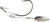 Owner Hooks Flashy Swimmer Size 6/0 3/8 Oz Silver Willow 5164-066