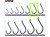 Owner Hooks SSW Needle Point Hooks Size 1/0 40PK 5315-111