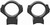 Talley Accumark 1" Low Scope Mount for Magnum Mark V Black