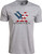 Vortex Optics Men's Stars and Stripes Short Sleeve T-Shirt Gray Heather XL