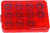 Lee Precision Auto Prime Shellholder Storage Box Red 90196