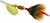 Mepps Aglia Dressed Treble Spinner Gold Brown 1/8 Oz