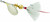 Mepps Dressed Treble 1/12 Ounce Size 0 Silver White - B0ST S-W