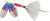 Mepps Dbl Blade Dressed Agila 11/16 Oz, Size 5 Rainbow Trout White Tail