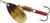 Mepps Aglia Plain Treble Spinner Size 3 Brown Trout 1/4 Oz - B3 BRT
