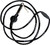 Fox 40 Breakaway Lanyard, Black - 100-0001